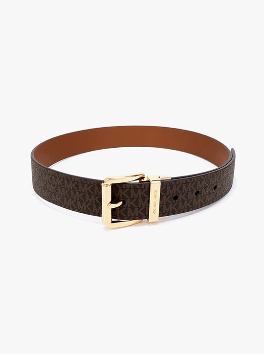 Reversible Signature Logo XX Belt michael kors reversible signature logo xx belt