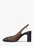michael kors piper flex signature logo slingback pump