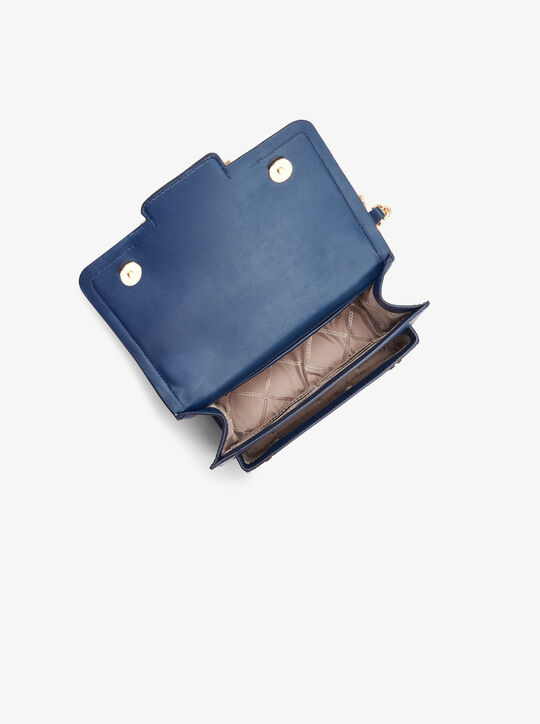 حقيبة كتف هيذر جلدية كبيرة michael kors حقيبة كتف هيذر جلدية كبيرة