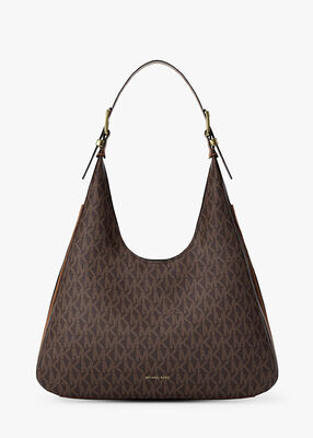 michael kors nolita large signature logo shoulder bag