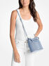 Carson Small Floral Laser Cut Bucket Crossbody Bag michael kors carson small floral laser cut bucket crossbody bag