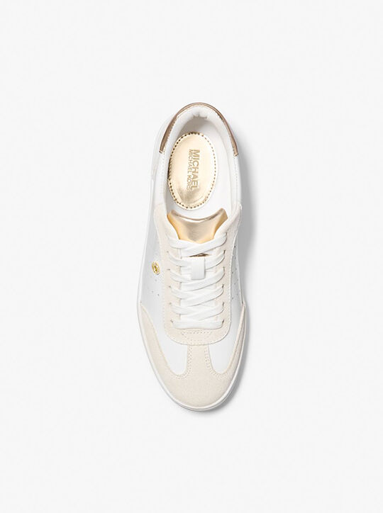 michael kors scotty leather sneaker
