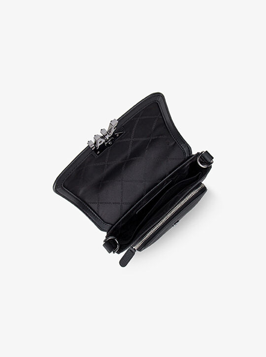 Hudson Textured Leather Crossbody Bag
