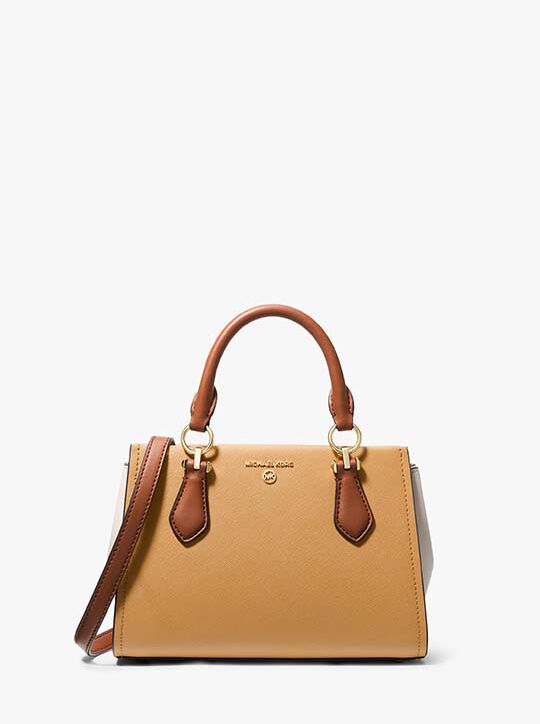 Marilyn Small Color-Block Saffiano Leather Crossbody Bag michael kors marilyn small color block saffiano leather crossbody bag