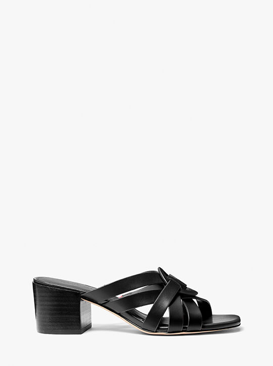Erika Leather Sandal michael kors erika leather sandal