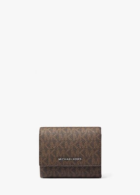 michael kors محفظة هادسون بشعار الماركة