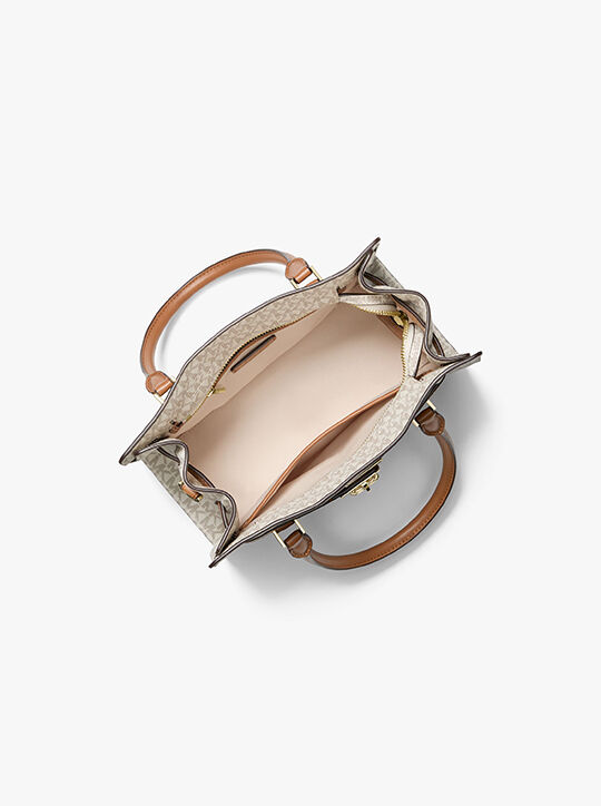 michael kors hamilton moderne small signature logo crossbody bag