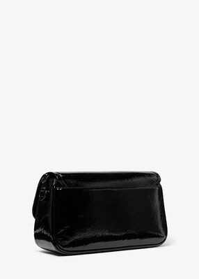 michael kors حقيبة كتف باركر جلد لامع