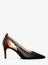 michael kors leather slingback pump