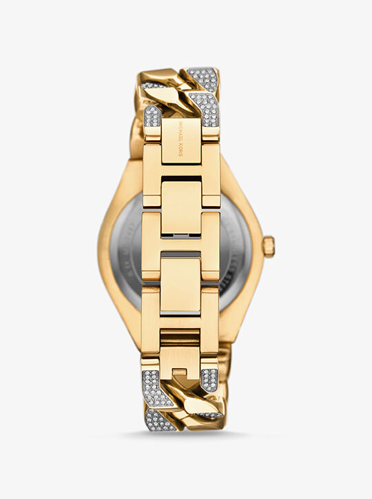 michael kors lennox 37mm ssbr gold