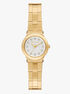 Michael Kors Billie Three-Hand Gold-Tone Stainless Steel Watch michael kors billie three hand gold tone stainless steel watch