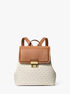 michael kors tribeca small signature logo backpack