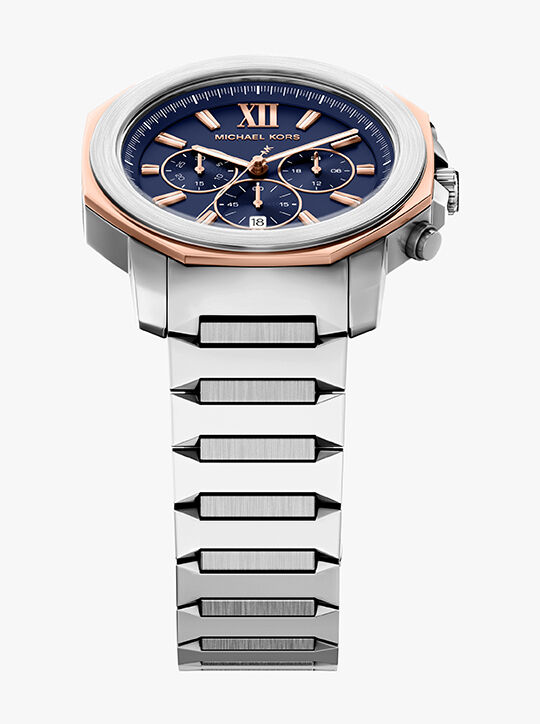 Michael Kors Prescott Chronograph Stainless Steel Watch michael kors prescott chronograph stainless steel watch