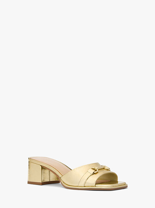 حذاء كارسون الجلدي المعدني المتشقق michael kors حذاء كارسون الجلدي المعدني المتشقق