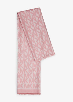michael kors logo scarf