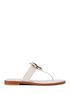 Callie Embellished Signature Logo Trim Thong Sandal michael kors callie embellished signature logo trim thong sandal