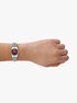 michael kors lexington pav  silver tone watch