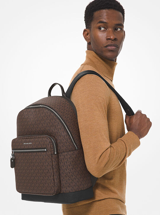 michael kors hudson logo backpack
