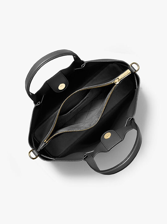 Carson Medium Pebbled Leather Satchel michael kors carson medium pebbled leather satchel