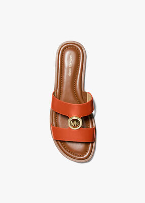 michael kors صندل إيرين الجلدي