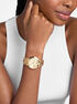 michael kors billie gold tone stainless steel watch
