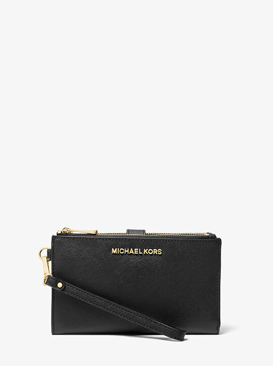 محفظة جيت سيت كبيرة الحجم للهواتف الذكية من الجلد michael kors محفظة جيت سيت كبيرة الحجم للهواتف الذكية من الجلد