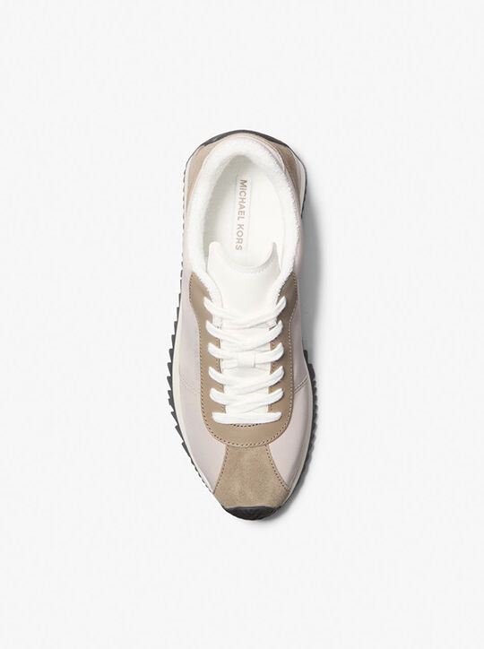 michael kors rhodes mixed media trainer