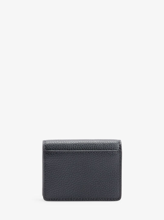 michael kors carson small pebbled leather wallet