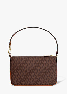 michael kors jet set small signature logo convertible wristlet