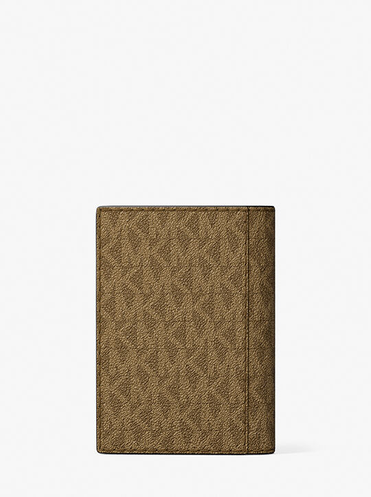 michael kors hudson signature logo folio card case