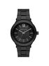 michael kors oversized billie black tone watch