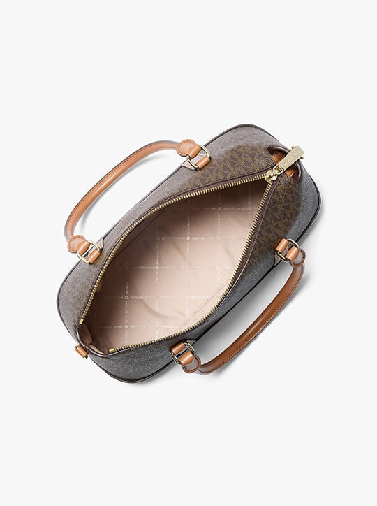 Andie Medium Signature Logo Satchel michael kors andie medium signature logo satchel