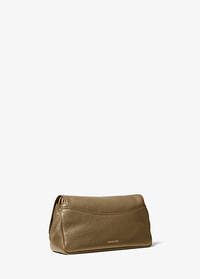 michael kors bryant large textured leather convertible shoulder bag