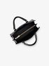 michael kors chantal small pebbled leather messenger bag