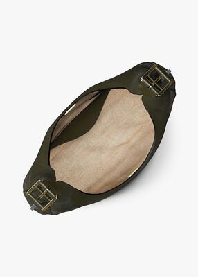 michael kors nolita large nubuck hobo shoulder bag