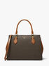 michael kors marilyn large logo satchel