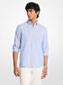 michael kors classic fit striped cotton shirt