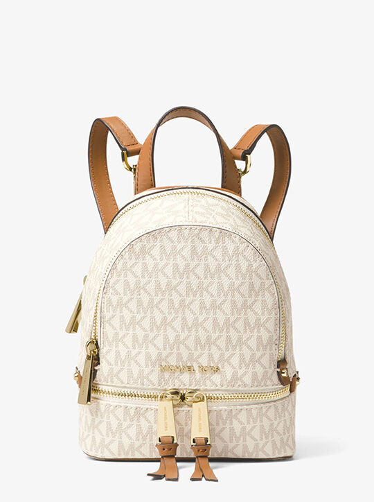 michael kors rhea mini logo backpack