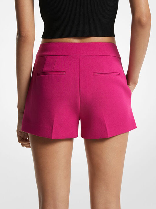 michael kors stretch crepe shorts