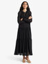 michael kors ruffled georgette caftan
