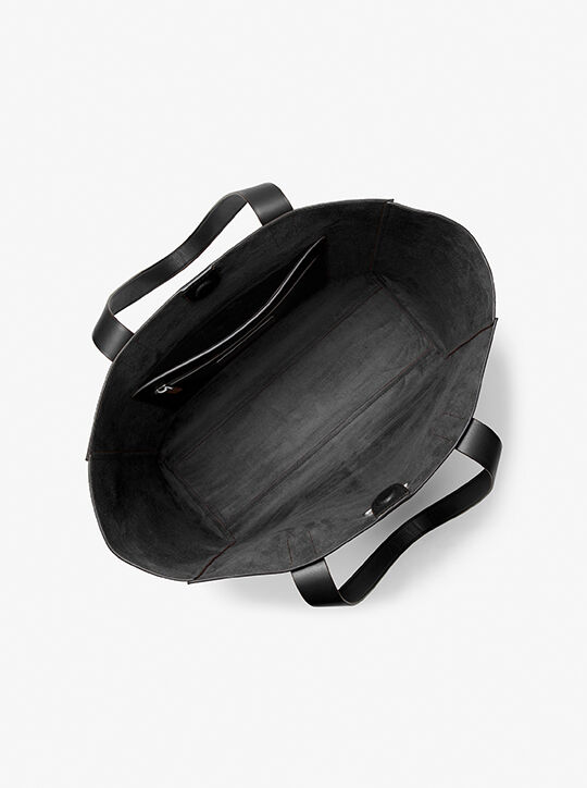 Hudson Pebbled Leather Tote Bag michael kors hudson pebbled leather tote bag