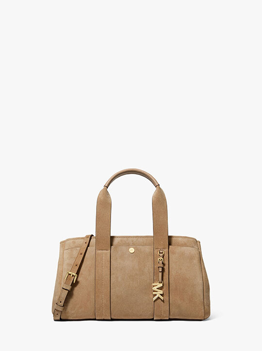 michael kors romee small suede satchel
