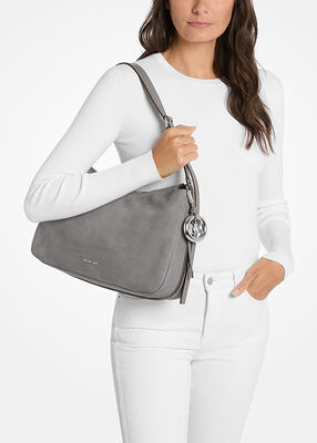 michael kors nolita medium nubuck shoulder bag