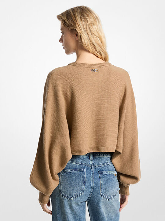 michael kors wool dolman sleeve sweater