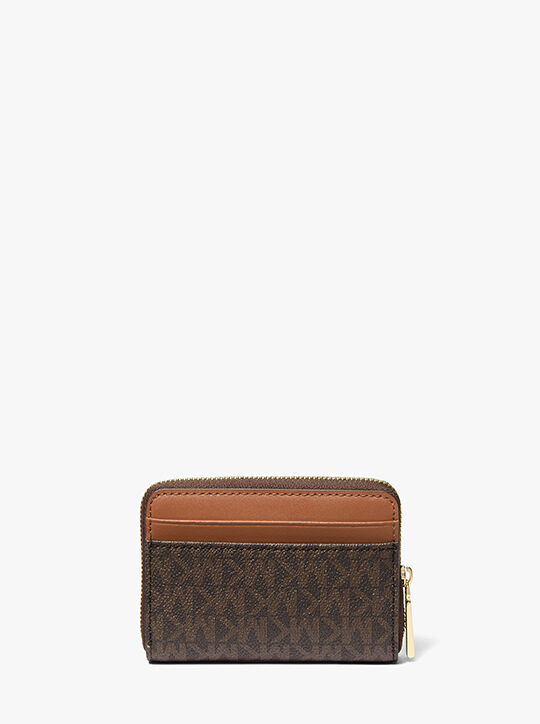 Jet Set Small Signature Logo Zip-Around Card Case michael kors jet set small signature logo zip around card case