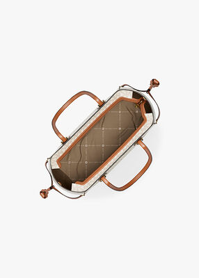 michael kors voyager extra small signature logo convertible crossbody bag