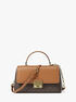 michael kors tribeca extra small signature logo satchel