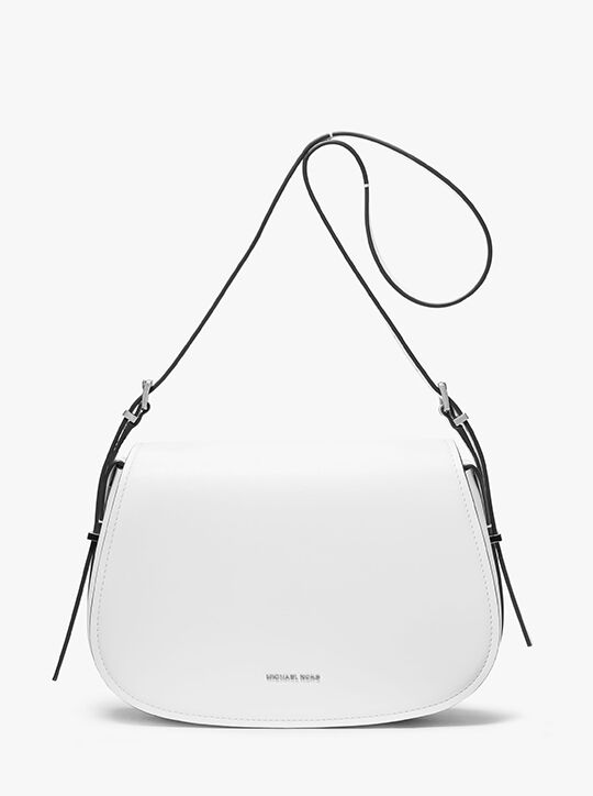 michael kors lydia medium leather messenger bag