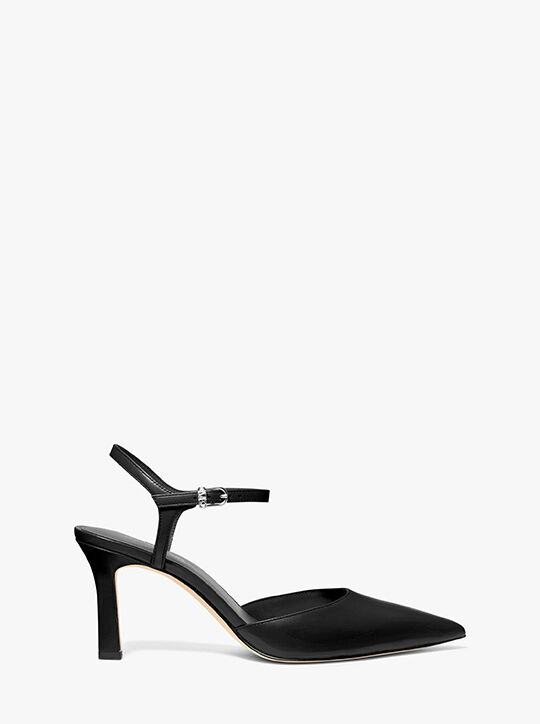 Amara Leather Mid Pump michael kors amara leather mid pump