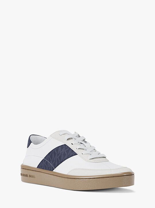 Kaycee Signature Logo Stripe Sneaker michael kors kaycee signature logo stripe sneaker